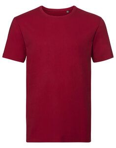 RUSSELL R-108M-0 - MENS PURE ORGANIC TEE Classic Red