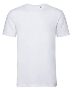 RUSSELL R-108M-0 - MENS PURE ORGANIC TEE White