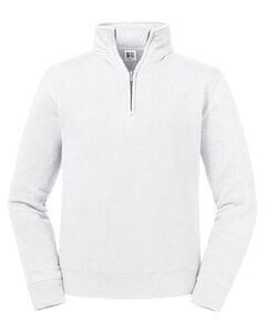 RUSSELL R-270M-0 - AUTHENTIC 1/4 ZIP SWEAT White