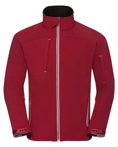 RUSSELL R410M - MENS BIONIC SOFTSHELL JACKET Classic Red