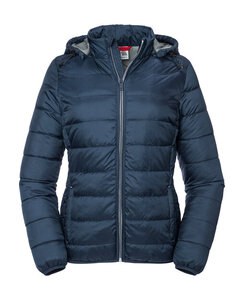 RUSSELL R-440F-0 - LADIES HOODED NANO JACKET French Navy