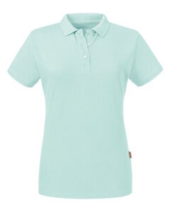 RUSSELL R-508F-0 - LADIES PURE ORGANIC POLO Aqua