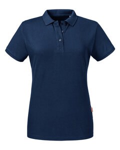 RUSSELL R-508F-0 - LADIES PURE ORGANIC POLO French Navy
