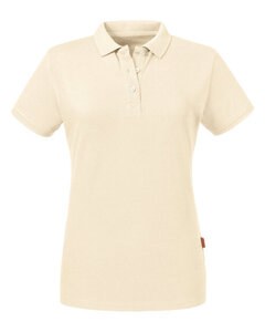 RUSSELL R-508F-0 - LADIES PURE ORGANIC POLO Natural