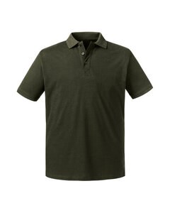 RUSSELL R-508M-0 - MENS PURE ORGANIC POLO Dark Olive