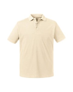 RUSSELL R-508M-0 - MENS PURE ORGANIC POLO Natural