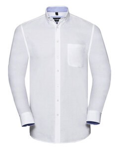 RUSSELL R-920M-0 - LONG SLEEVE TAILORED WASHED OXFORD SHIRT