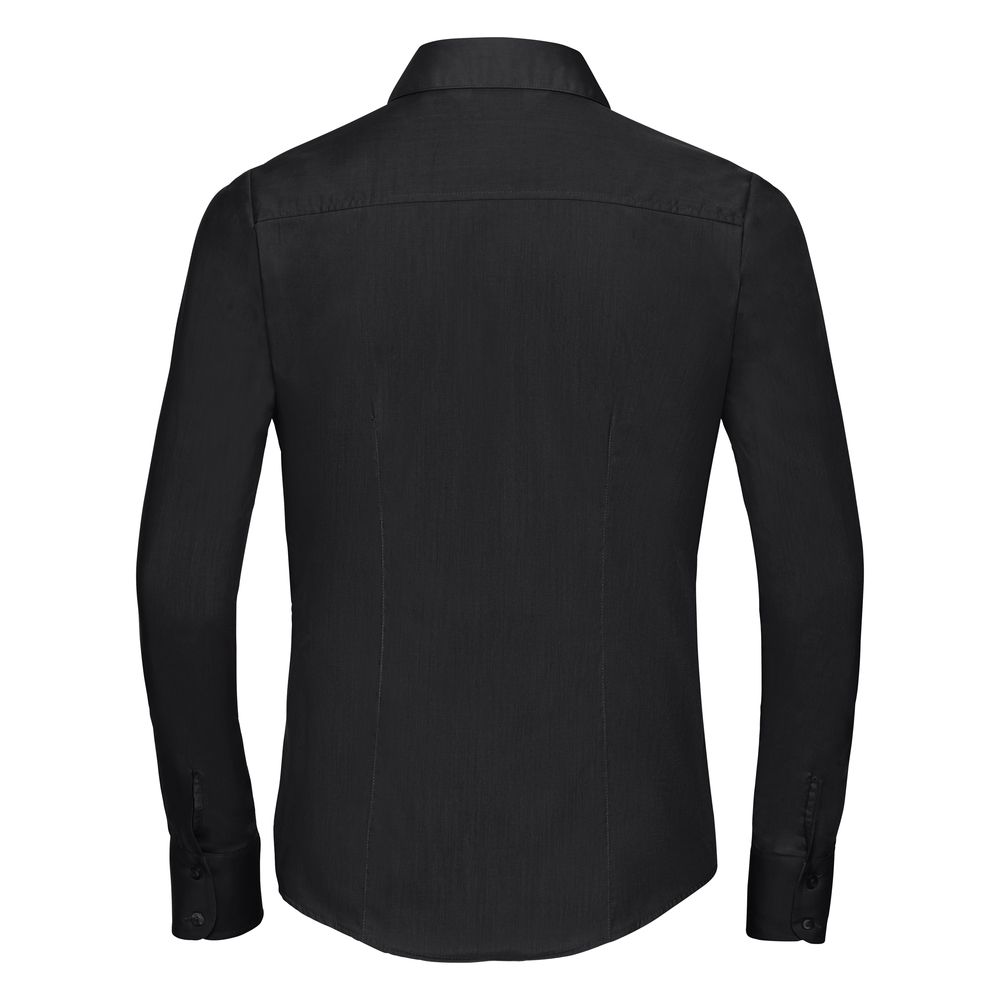 RUSSELL R924F - LADIES LONG SLEEVE FITTED POLYCOTTON POPLIN SHIRT