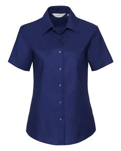 RUSSELL R933F - LADIES SHORT SLEEVE TAILORED OXFORD SHIRT Bright Royal