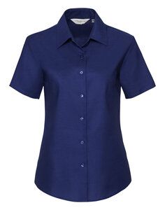 RUSSELL R933F - LADIES SHORT SLEEVE TAILORED OXFORD SHIRT