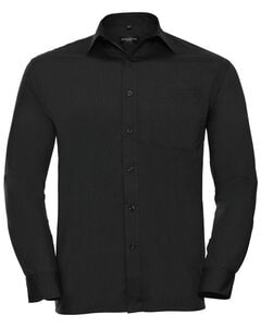 RUSSELL R934M - MENS LONG SLEEVE POLYCOTTON POPLIN SHIRT