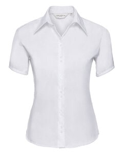 RUSSELL R957F - LADIES SHORT SLEEVE ULTIMATE NON IRON SHIRT