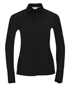 RUSSELL R960F - LADIES LONG SLEEVE ULTIMATE STRETCH SHIRT