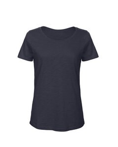 B&C TW047 - WOMENS ORGANIC SLUB T-SHIRT Chic Navy