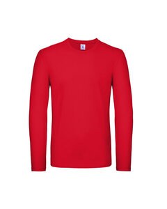 B&C TU05T - E150 LONG SLEEVE T-SHIRT Red