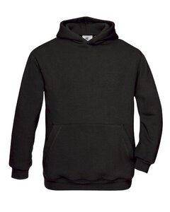 B&C WK681 - KIDS HOODED SWEATSHIRT Black