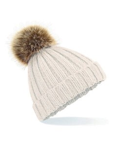 BEECHFIELD B412A/B - KIDS FUR POP POM CHUNKY BEANIE