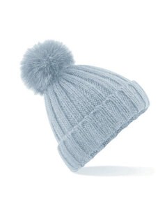 BEECHFIELD B413 - VERBIER FUR POP POM CHUNKY BEANIE