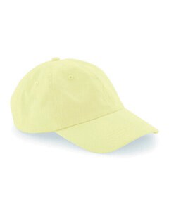 BEECHFIELD B653 - LOW PROFILE 6 PANEL DAD CAP Pastel Lemon