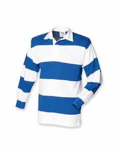 FRONT ROW FR008 - SEWN STRIPE LONG SLEEVE RUGBY SHIRT