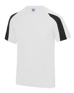JUST COOL BY AWDIS JC003 - CONTRAST COOL T Arctic White / Jet Black