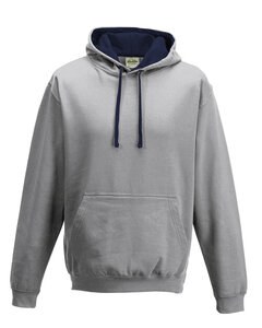 JUST HOODS BY AWDIS JH003 - VARSITY HOODIE Heather/French Navy