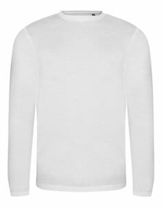 JUST TEES JT002 - LONG SLEEVE TRI-BLEND T White