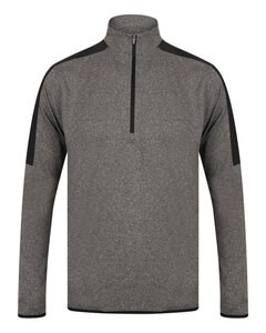 FINDEN & HALES LV571 - 1/4 ZIP MIDLAYER CONTRAST