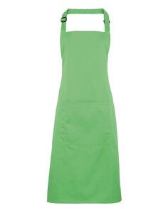 PREMIER WORKWEAR PR154 - COLOURS COLLECTION BIB APRON WITH POCKET Apple Green