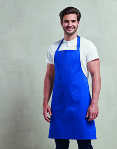 PREMIER WORKWEAR PR154 - COLOURS COLLECTION BIB APRON WITH POCKET Hot Pink
