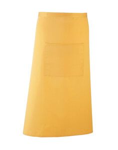 PREMIER WORKWEAR PR158 - COLOURS COLLECTION HOSPITALITY APRON WITH POCKET Sunflower