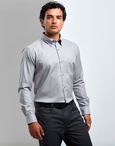 PREMIER WORKWEAR PR234 - MENS SIGNATURE OXFORD LONG SLEEVE SHIRT