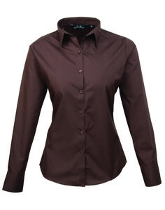 PREMIER WORKWEAR PR300 - LADIES LONG SLEEVE POPLIN BLOUSE