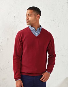 PREMIER WORKWEAR PR694 - MENS KNITTED V-NECK SWEATER