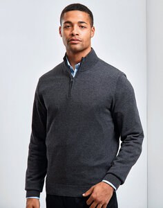 PREMIER WORKWEAR PR695 - MENS 1/4 ZIP KNITTED SWEATER Navy