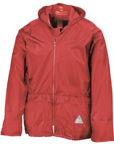 RESULT R095X - WATERPROOF JACKET AND TROUSER SET Red