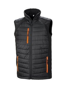 RESULT R238X - BLACK COMPASS SOFTSHELL GILET