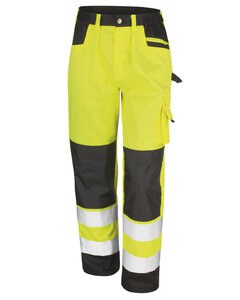 RESULT R327X - SAFETY CARGO TROUSERS Fluoresce Yellow