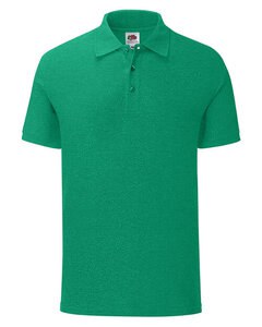 FRUIT OF THE LOOM 63-044-0 - ICONIC POLO Retro Heather Green