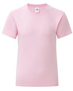 FRUIT OF THE LOOM 61-025-0 - GIRLS ICONIC 150 T Light Pink