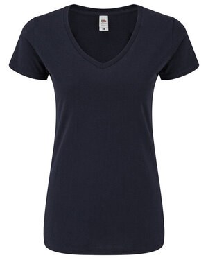 FRUIT OF THE LOOM 61-444-0 - LADIES ICONIC 150 V-NECK T