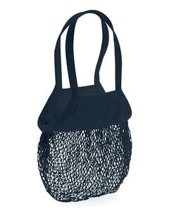 WESTFORD MILL W150 - ORGANIC COTTON MESH GROCERY BAG Black