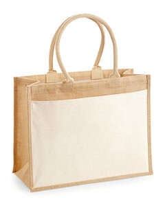 WESTFORD MILL W427 - COTTON POCKET JUTE SHOPPER