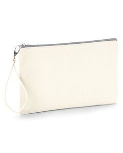WESTFORD MILL W520 - CANVAS WRISTLET POUCH Natural / Light Grey
