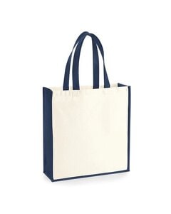 WESTFORD MILL W600 - GALLERY CANVAS TOTE Natural/French Navy