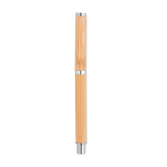 GiftRetail MO6558 - CAIRO Bamboo gel pen