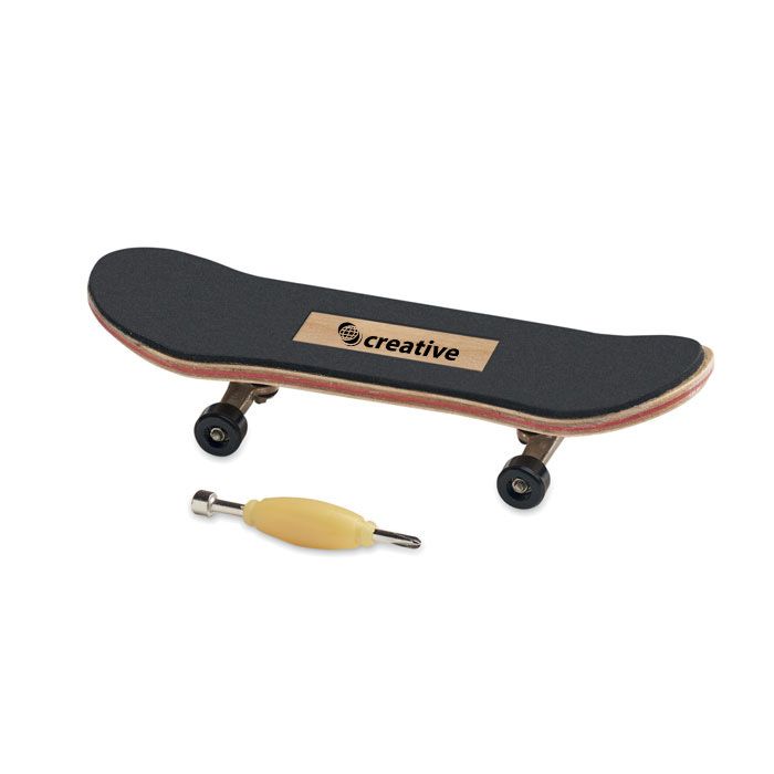GiftRetail MO6594 - PIRUETTE Mini wooden skateboard