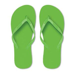 GiftRetail MO9082-L - HONOLULU EVA beach slippers size L Lime