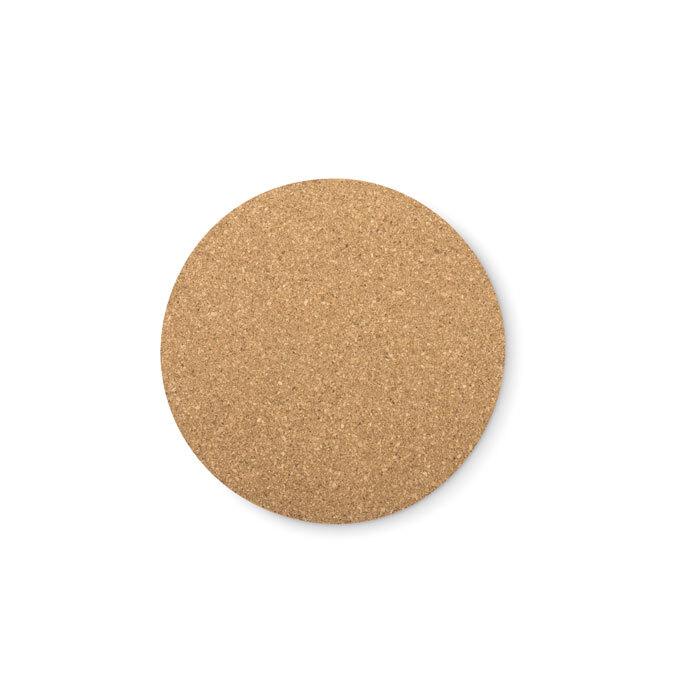 GiftRetail MO9298 - BIERPON Round cork coaster