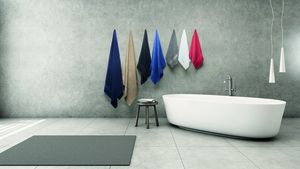 GiftRetail MO9931 - TERRY Towel organic cotton 100x50cm Black